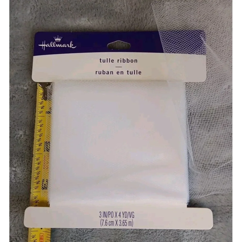 Hallmark White Tulle Ribbon 3